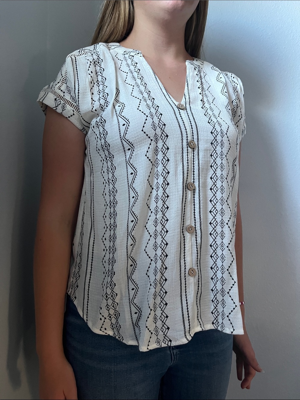 Tribal Ikat Blouse